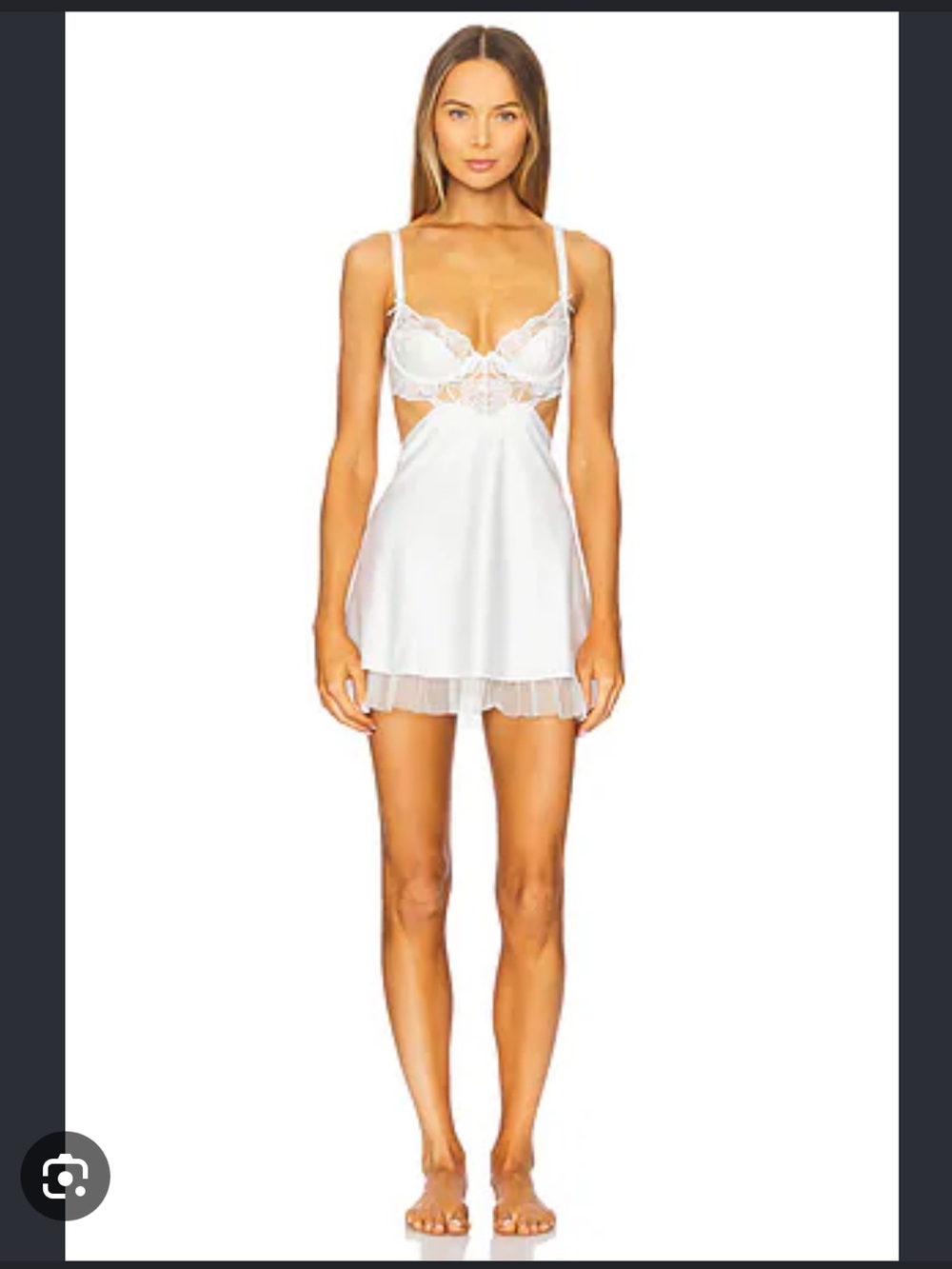 For Love and Lemons Blushing Blooms Mini Slip